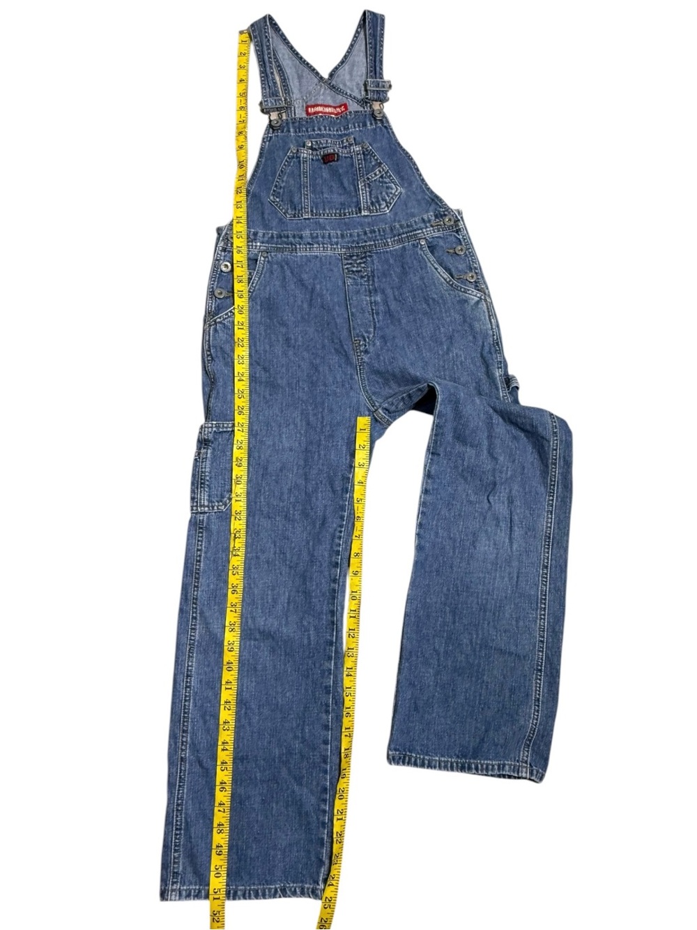 Vintage 90s UNIONBAY Denim Overalls Carpenter Baggy Y2K Grunge Blue Fits Small - Picture 5 of 7